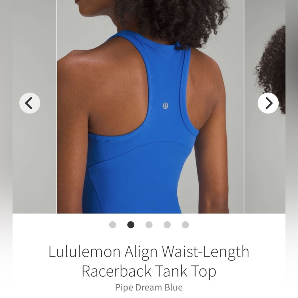 Lululemon Athletica Blue Racerback Tank Top - Picture 9 of 12